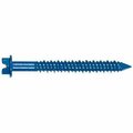 Hillman 100 Pack- 0.25 x 2.25 in. Hex Washer Head Tapper Concrete Screw Anchor, 100PK 724435